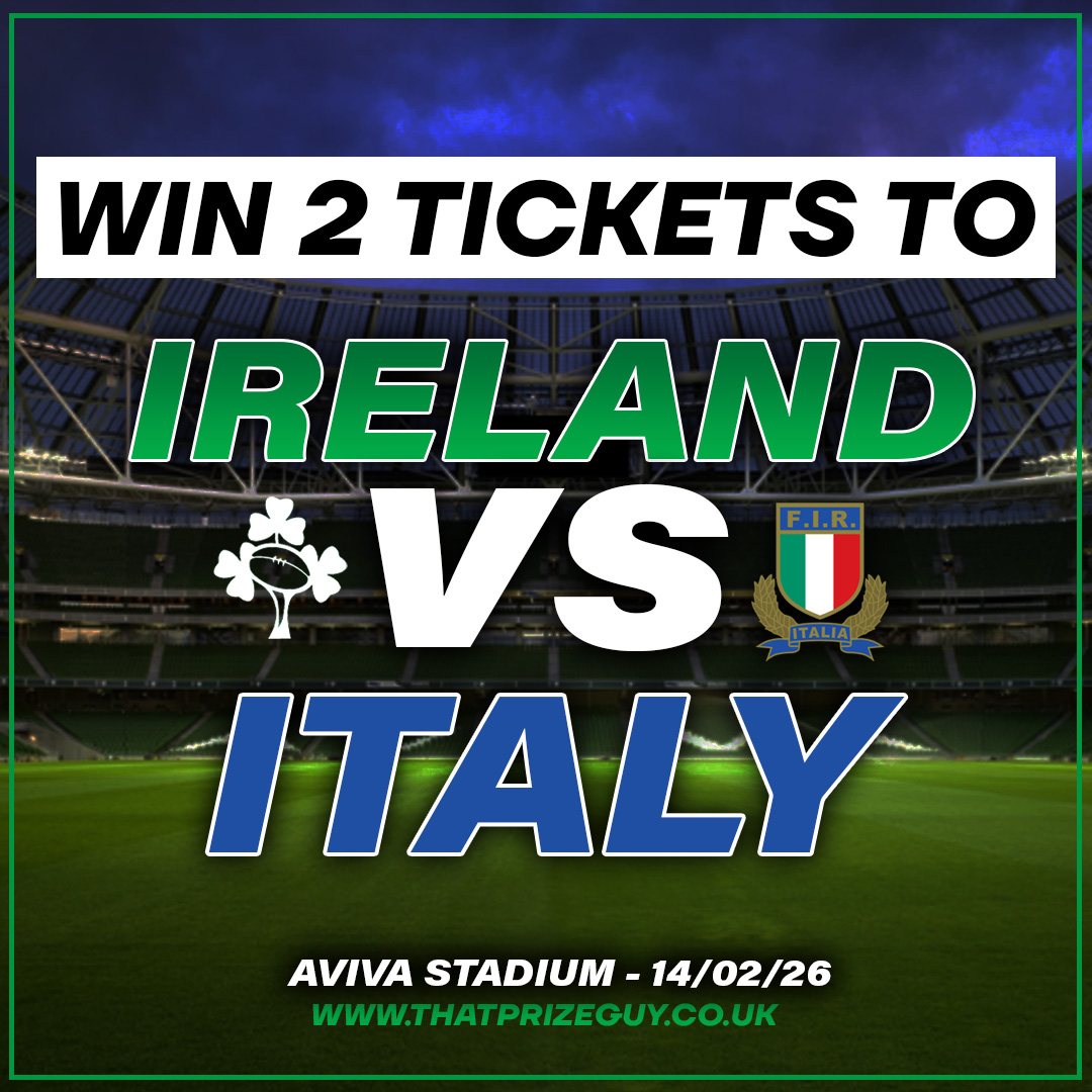 Ireland vs Italy - Six Nations Rugby - 14th February 2026 | That Prize Guy