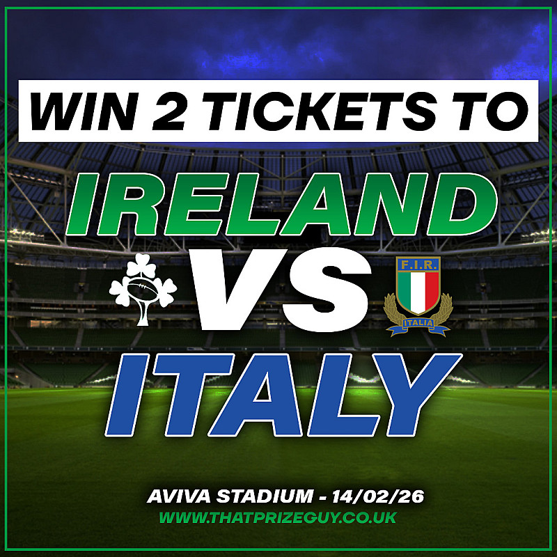 Ireland vs Italy - Six Nations Rugby - 14th February 2026 | That Prize Guy