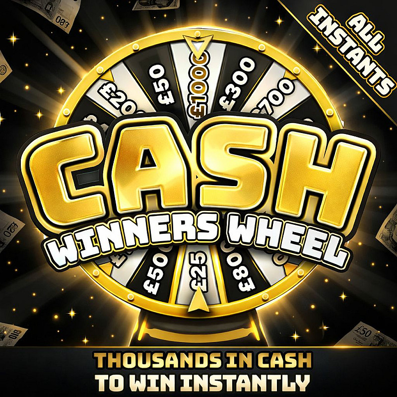 Cash Winners Wheel - £500 End Prize #5
