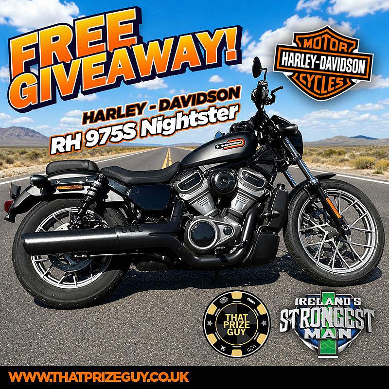 FREE Harley Davidson Motorbike - Ultimate Strongman!