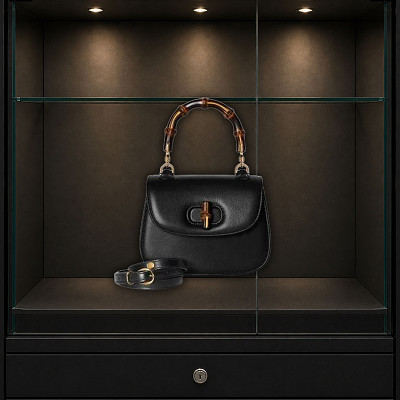Gucci 1947 mini bamboo handbag or £1000