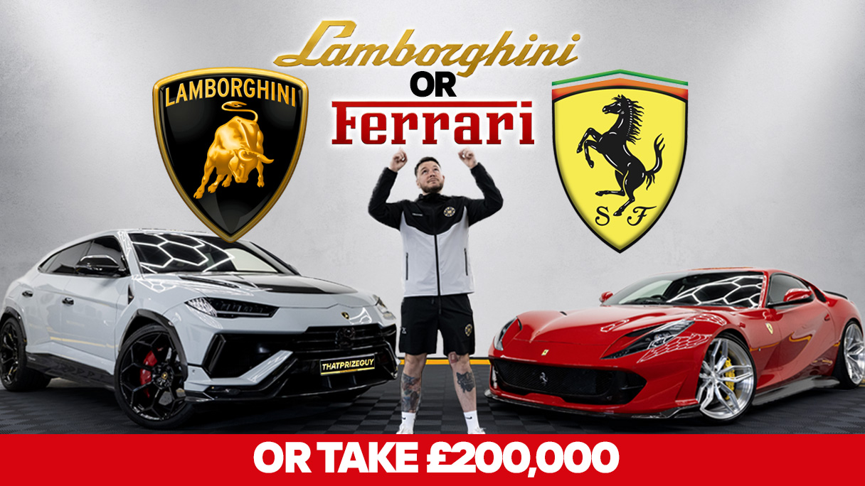 Winners Choice - Lamborghini Urus | Ferrari 812 Superfast | £200,000