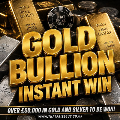 Gold Silver Bullion Instant Win £1,000 End Prize