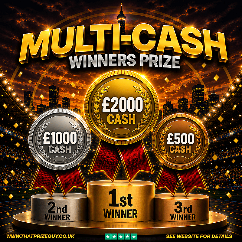 Multi-Cash Wins - £2k, £1k & £500 - May #1