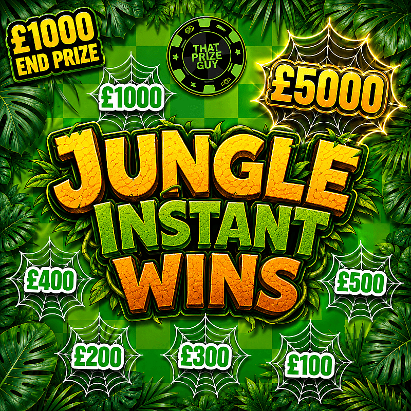 Jungle Instant Win - £1000 End Prize - June #1