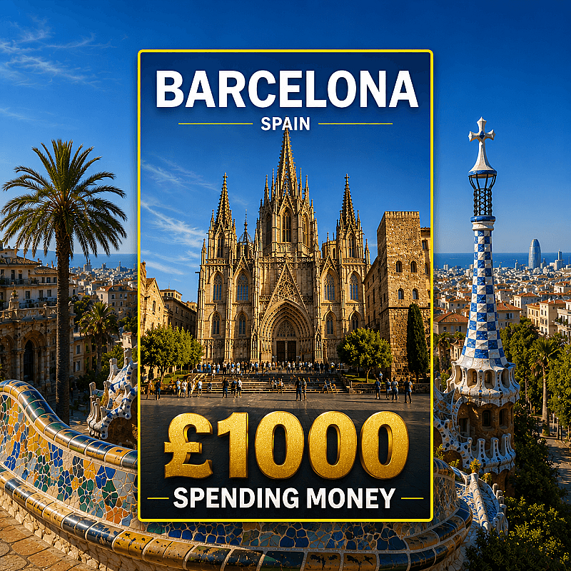 Barcelona for 2 + £1000 June #1