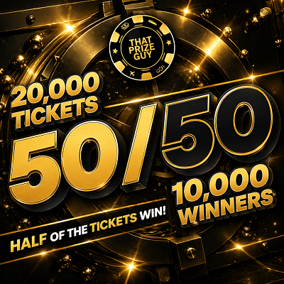 5050 Instant Winners Half Of The Tickets Takes A Prize £500 End Prize May 2