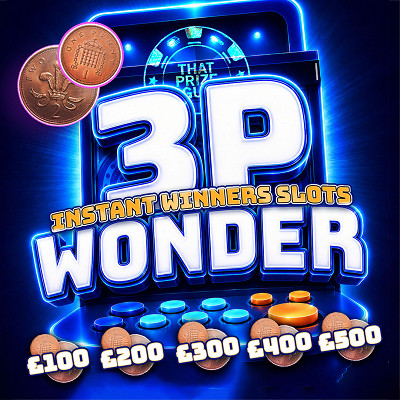3P Wonder Instant Win £500 End Prize 1