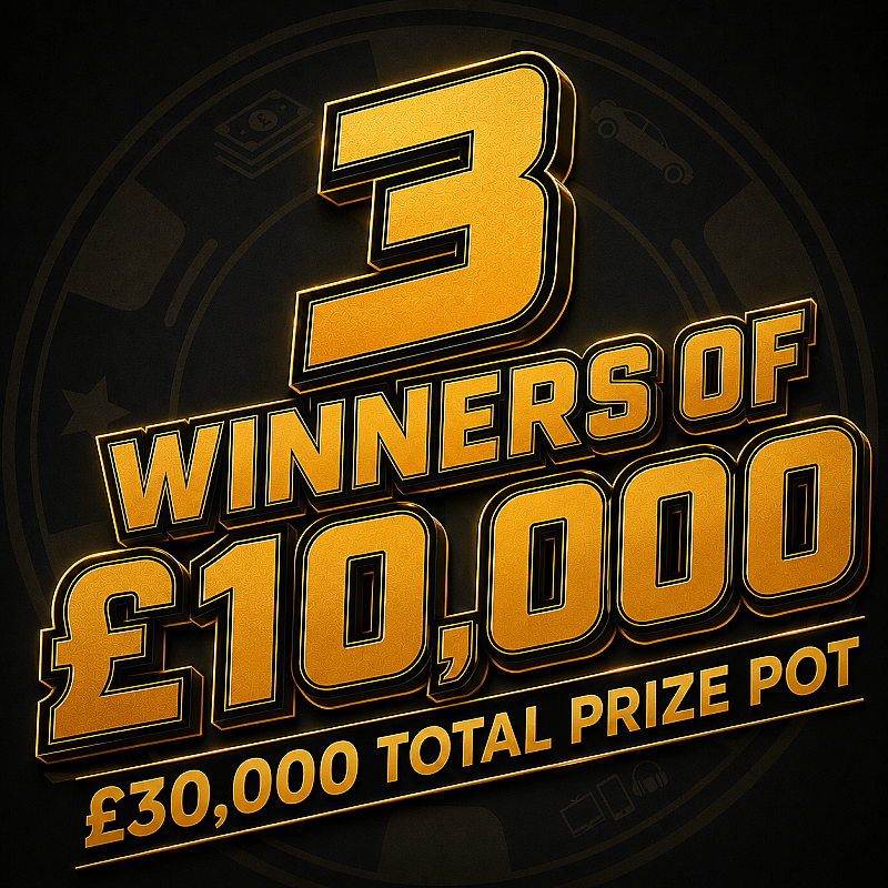 3 Winners Of £10,000 - June #1