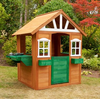TP Wooden Cubby Play House or £100