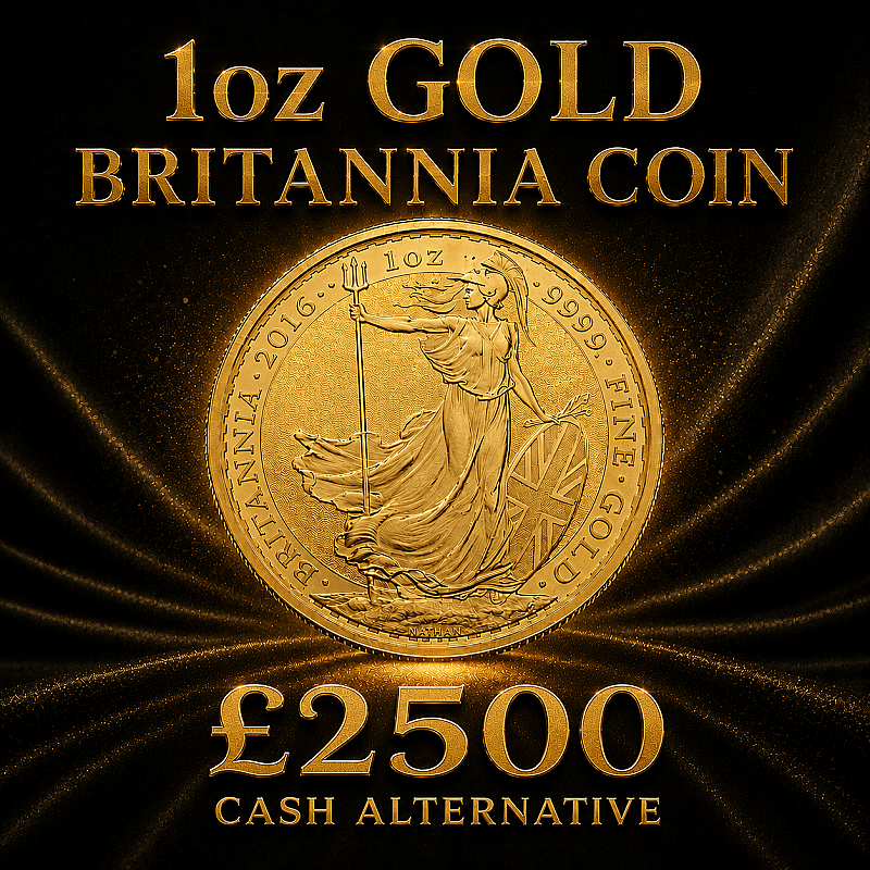 1oz Gold Britannia Coin or £2500