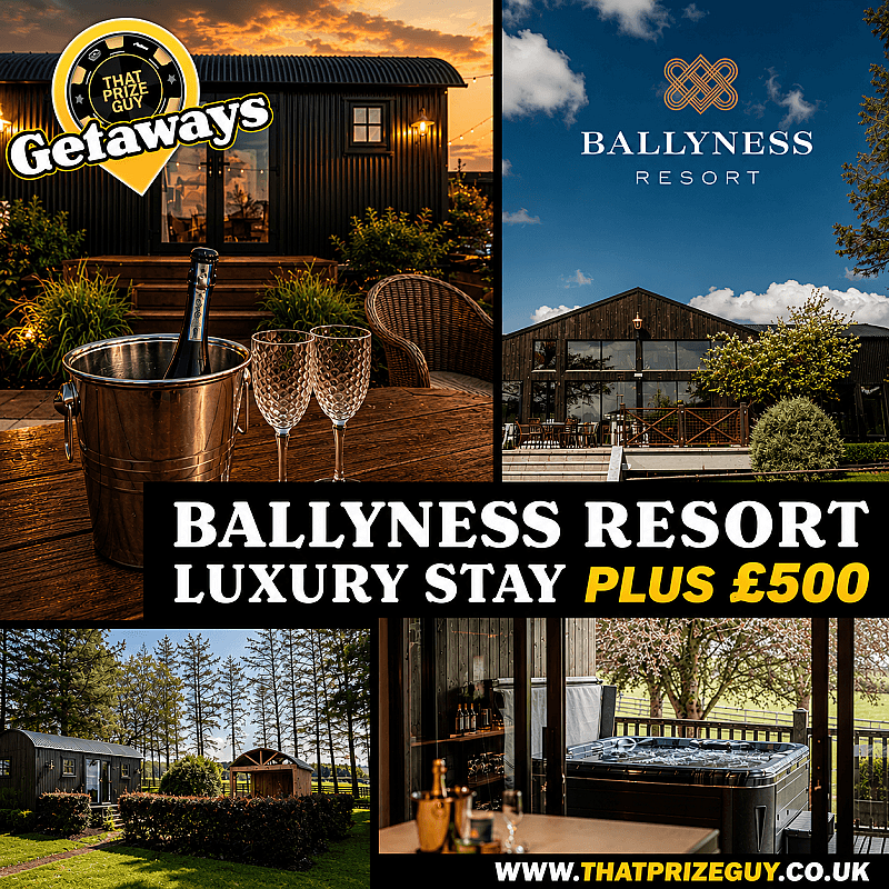 Ballyness Resort Stay Voucher + £500 Cash - June #1