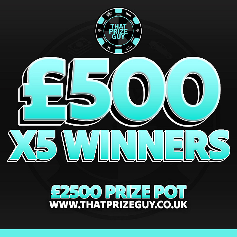 5 Winners of £500 - June #1