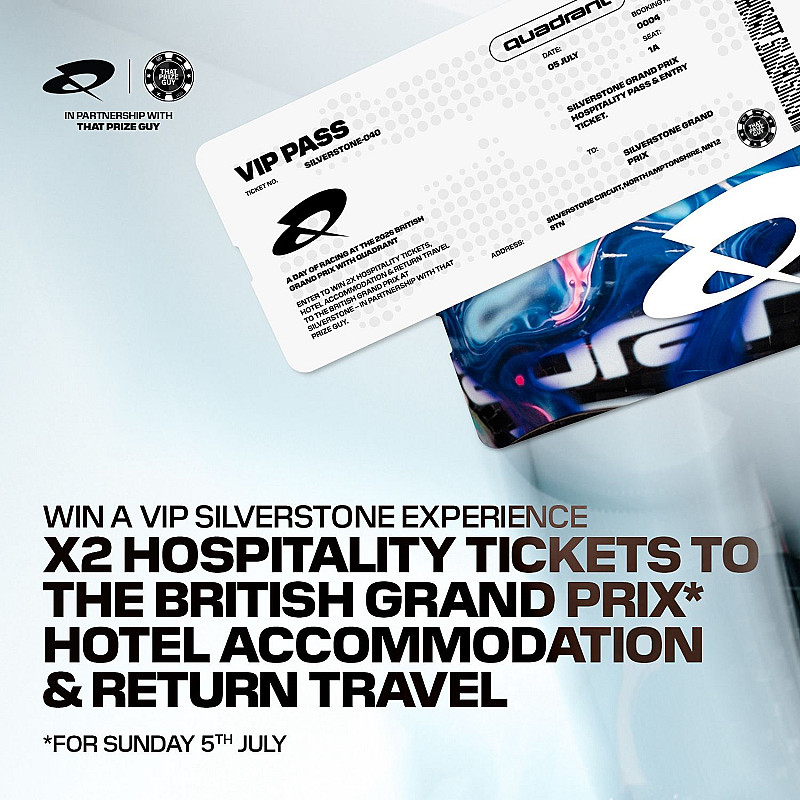 British Grand Prix Hospitality - Free Entry Prize (June #1)