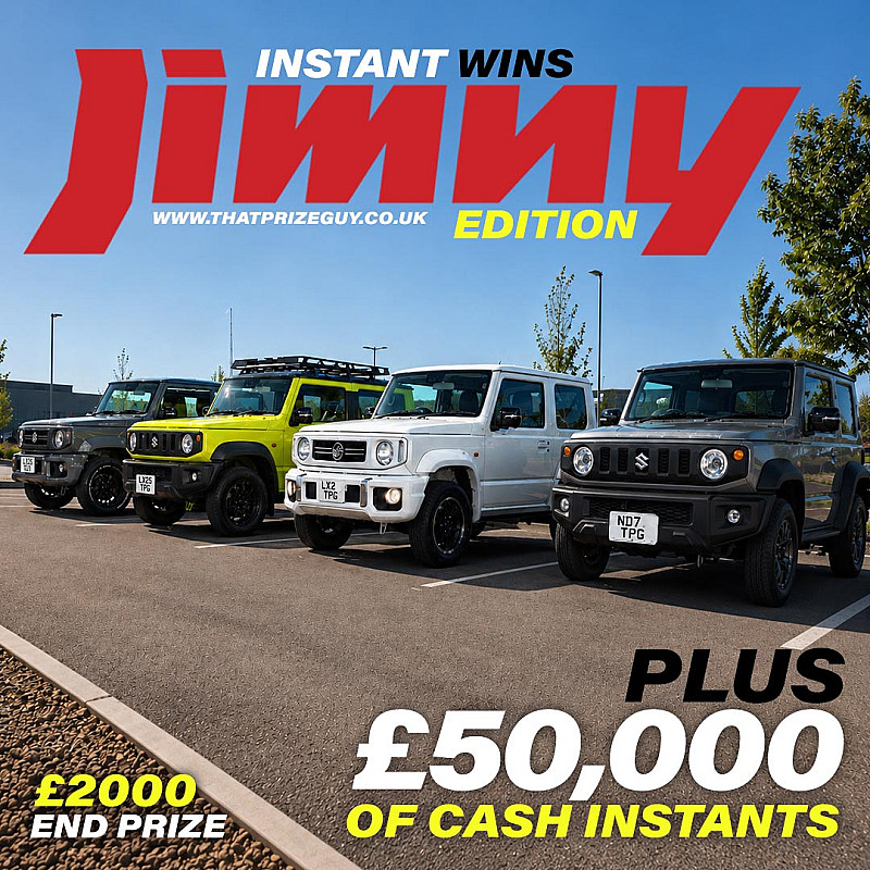 Suzuki Jimny & Cash Instant Win - £2000 End Prize