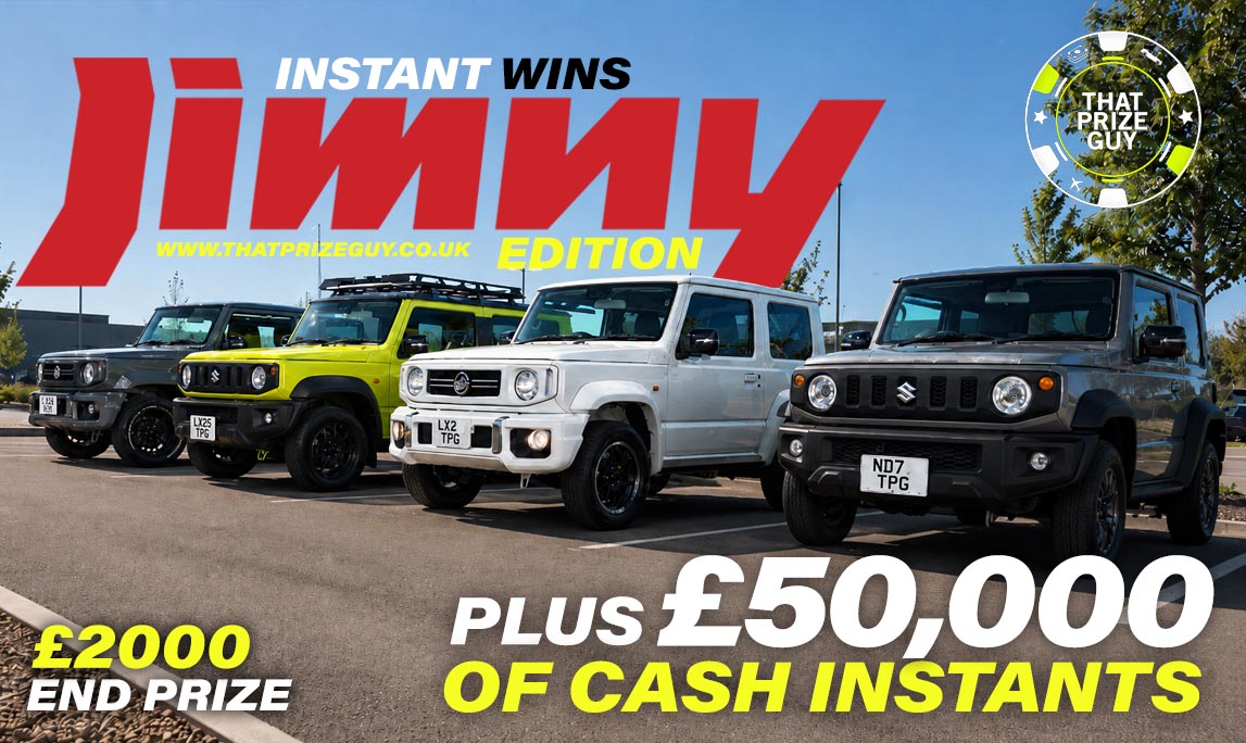 Suzuki Jimny & Cash Instant Win - £2000 End Prize
