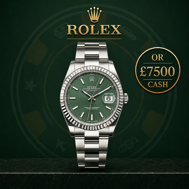 Rolex Datejust Green Dial or £7500