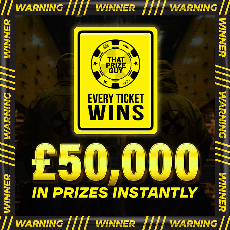 EVERY TICKET WINS - £50k of Instant Prizes -£1000 End Prize - June #1