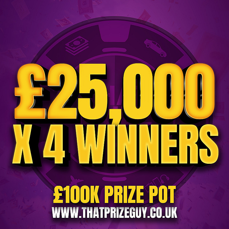 4 Winners Of £25,000 - July #1