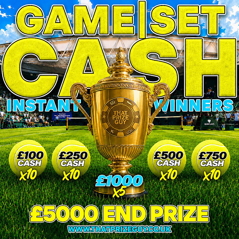 Game Set Cash Instant Win - £5000 End Prize