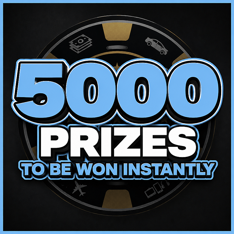 5000 Prizes To Be Won Instantly - £1000 End Prize #1