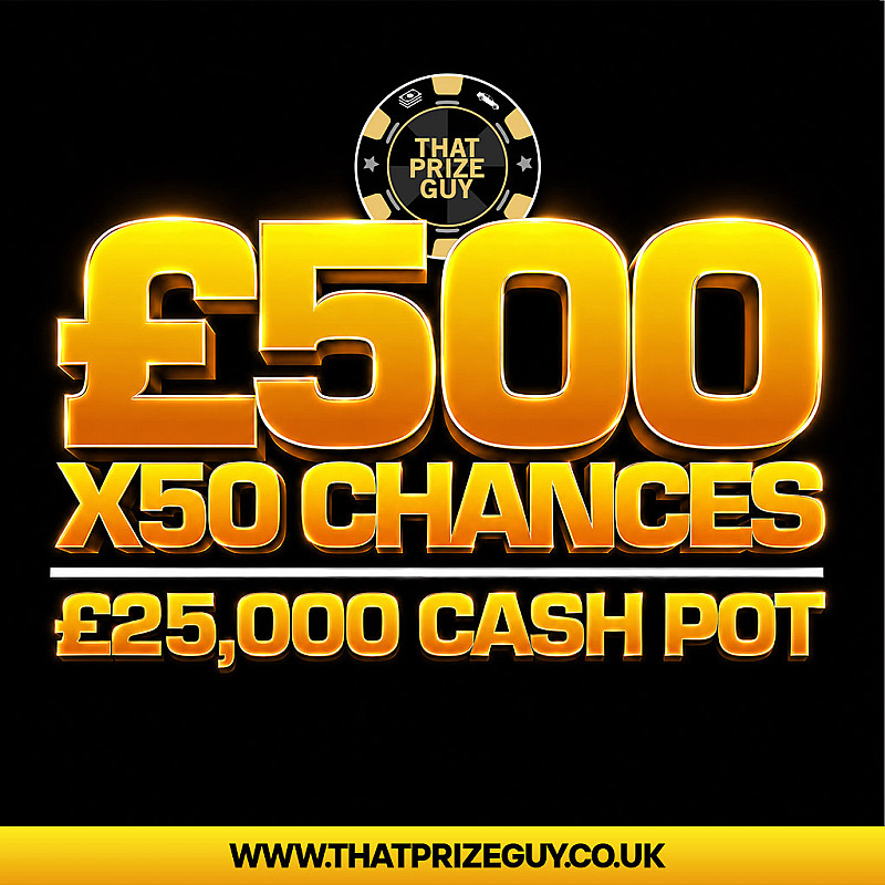 50 Chances to Win £500 - End Prize £500 - July #1