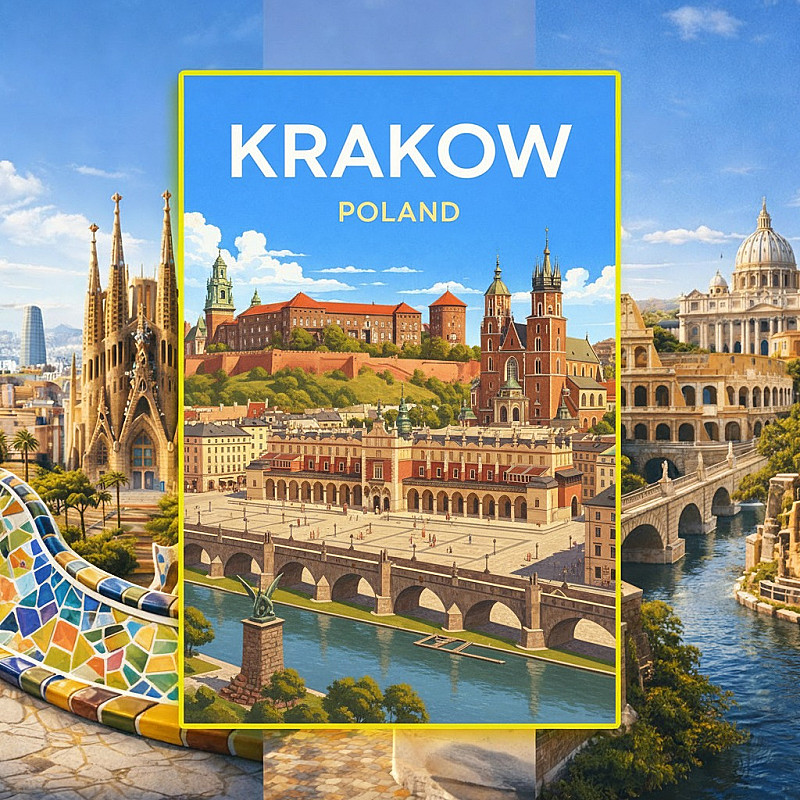 Krakow for 2 + 1000 Spending Money Aug #1