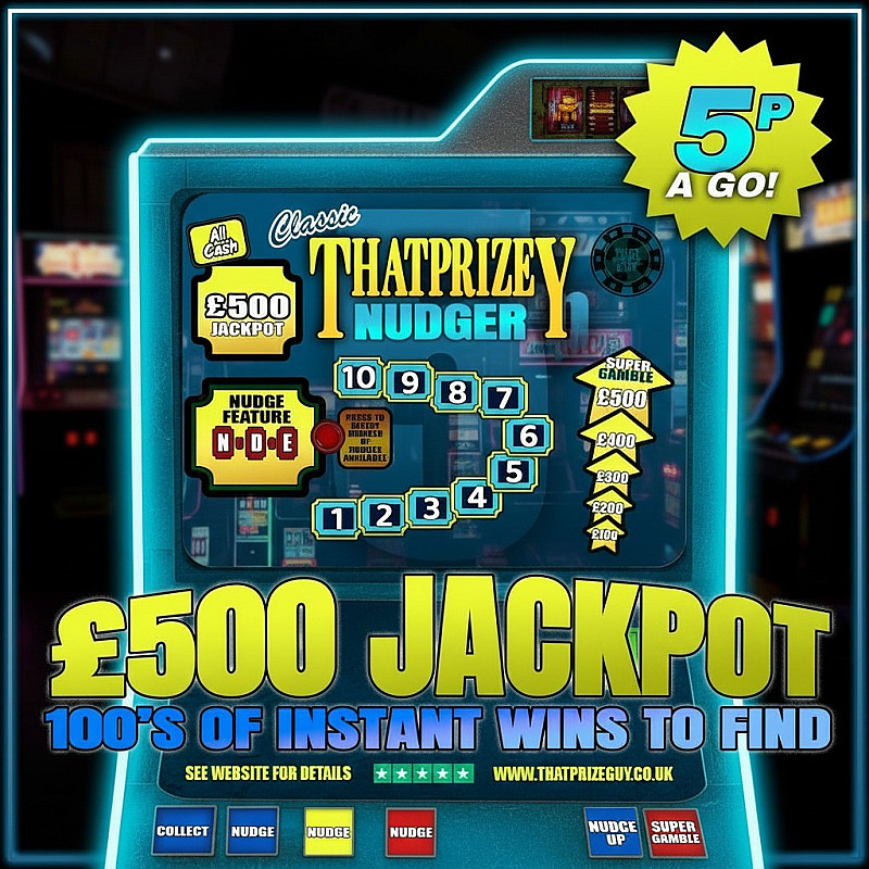 TPG 5p Tupenny Nudger Instant Winner 10/08
