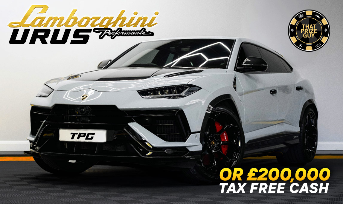 Lamborghini Urus or £200,000 Tax Free Cash