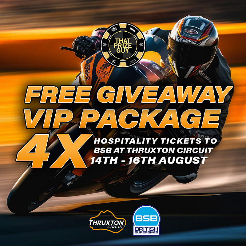 FREE VIP Hospitality Tickets to BSB Round 7 at Thruxton