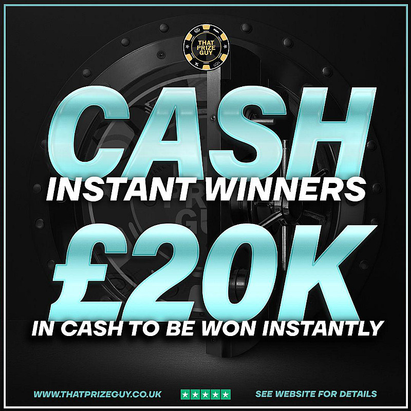 £2000 End Prize + £20k In Instant Wins - Aug 