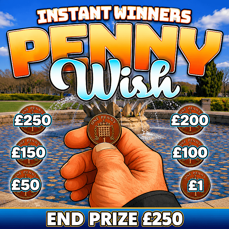 Penny Wish Instant - £250 End Prize - Aug #2