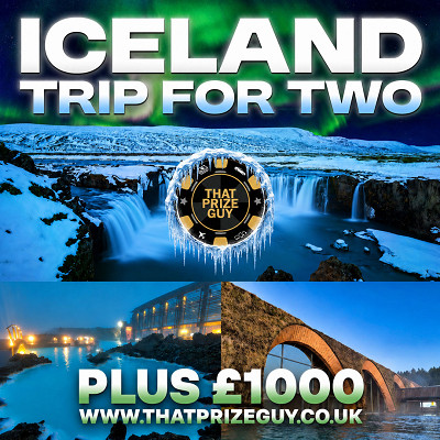 Trip To Iceland £1,000 Spending Money Aug 1