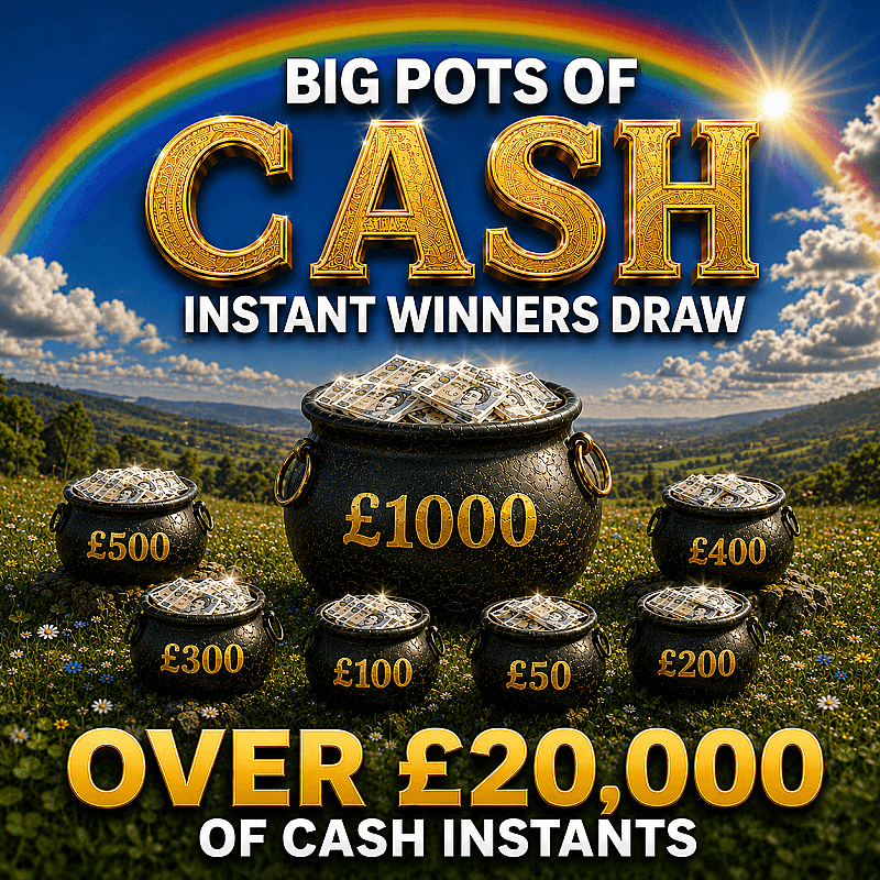 Big Pot of Cash Instant Win - £500 End Prize #2