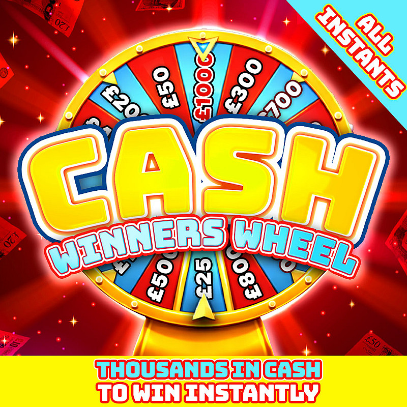 Cash Winners Wheel - £500 End Prize - Aug #1