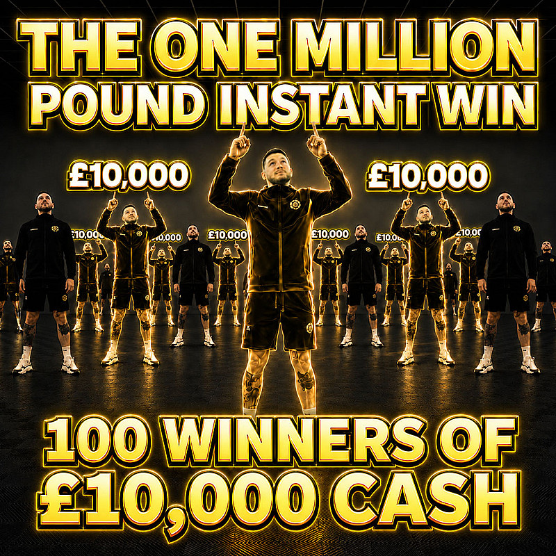 One Million Pound Prize Pot - £10,000 End Prize + 99 Instant Wins of £10,000