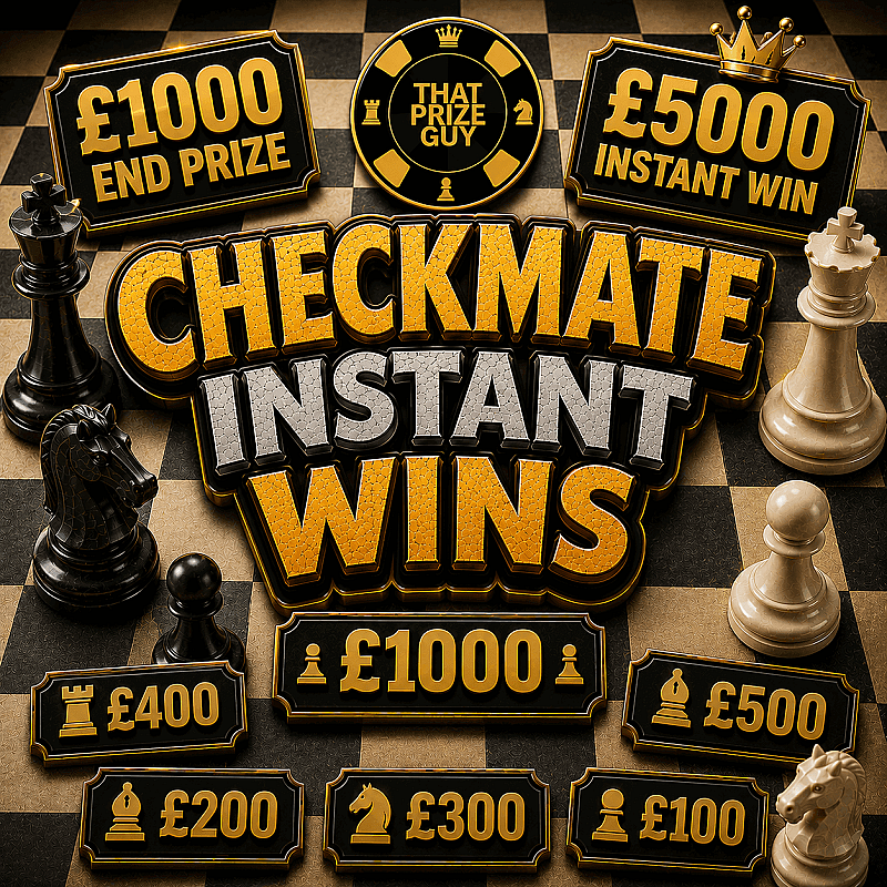 Checkmate Instant Win - £1000 End Prize - Sept #1