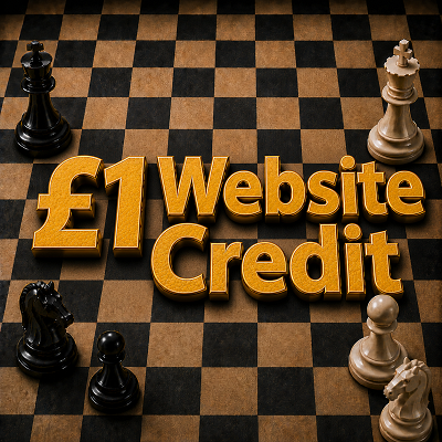 £1 Website Credit