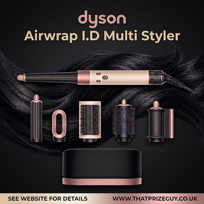 Dyson Airwrap I.D. Straight + Wavy Multi-Styler & Dryer - Pink & Rose Gold (£350 cash alt)