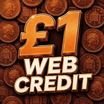 £1 Web Credit