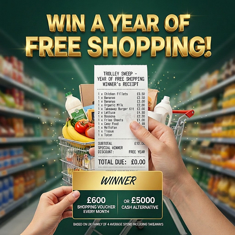 ONE YEARS FREE SHOPPING