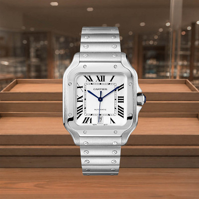 Cartier Santos Large Model White Dial or £5000