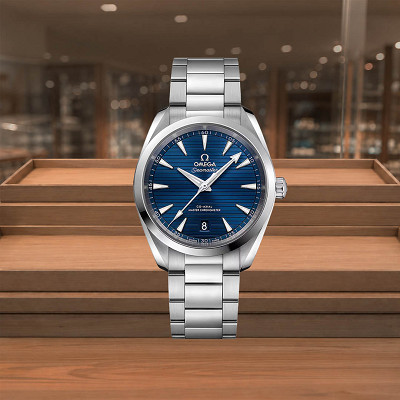 Omega Seamaster 38mm Aqua Terra Blue or £4000