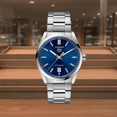 Tag Heuer Carrera 39mm Blue Dial or £2000