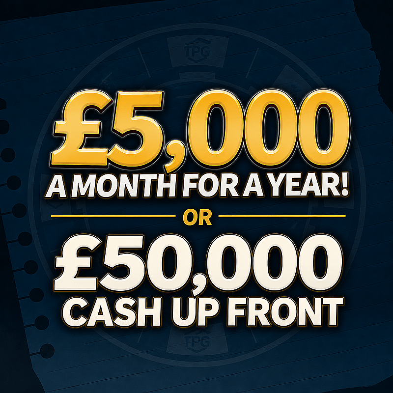 £5000 A MONTH FOR A YEAR - SEPT #1