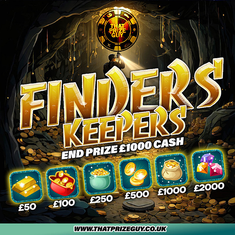 Finders Keepers Instant Win - £1000 End Prize #5