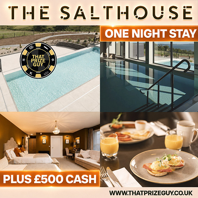The Salthouse Hotel Stay + £500 Cash - September 