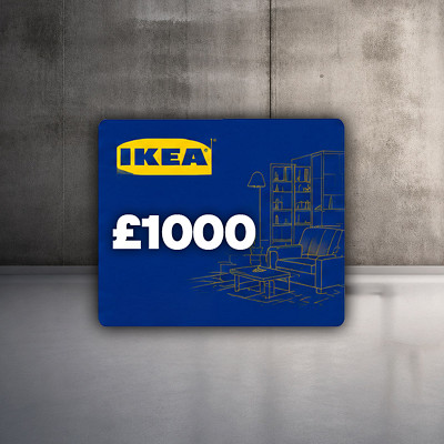 £1000 IKEA Voucher or £750 Cash