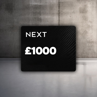 £1000 Next Voucher or £750 Cash