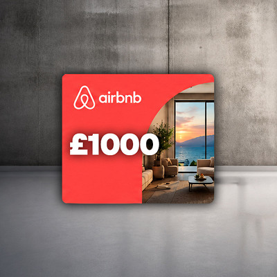 £1000 Air BnB Voucher or £750 Cash